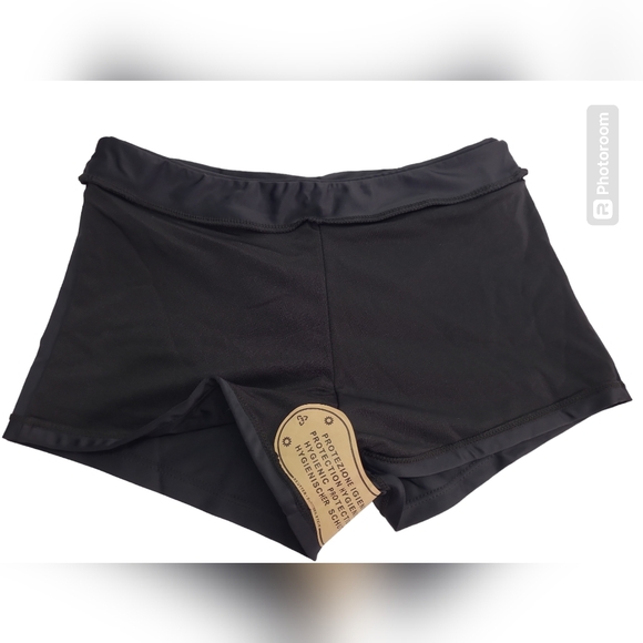 Women Two Piece Tankini Swimsuits Ruffle Tops with Boyshort Bathing Suit Black S - Picture 11 of 15